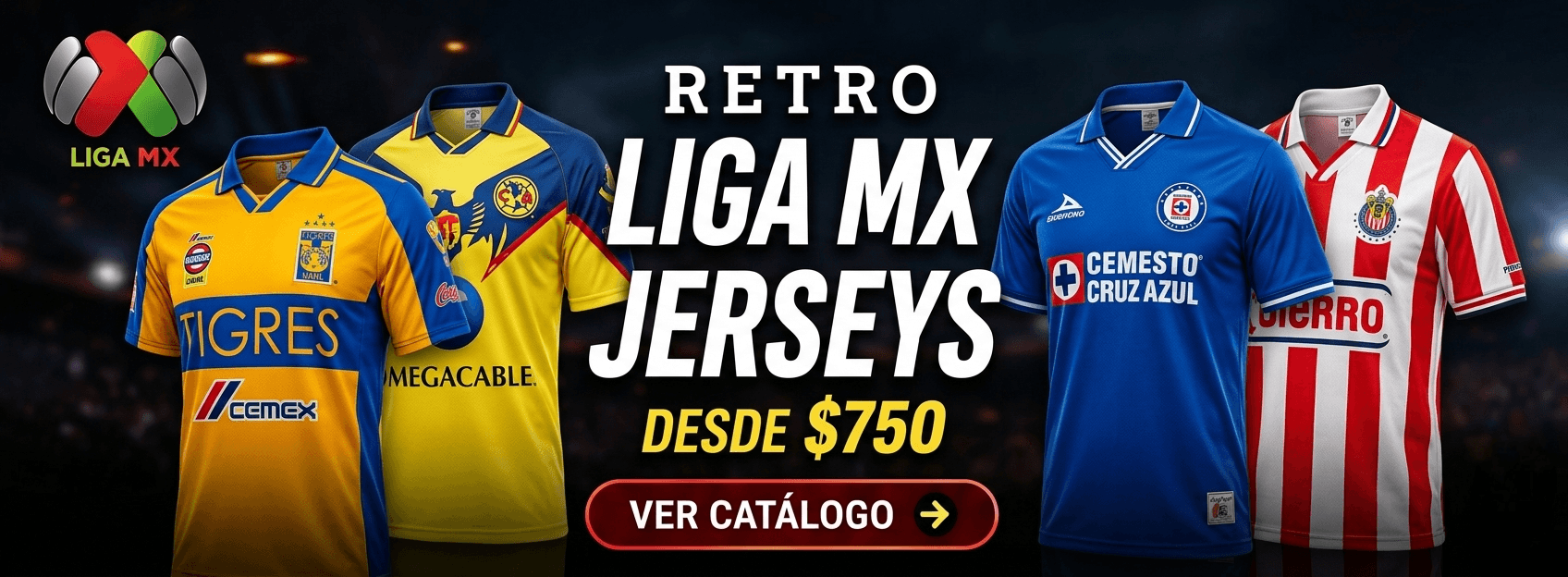 Jerseys Retro Liga Mx