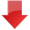 Flecha abajo roja